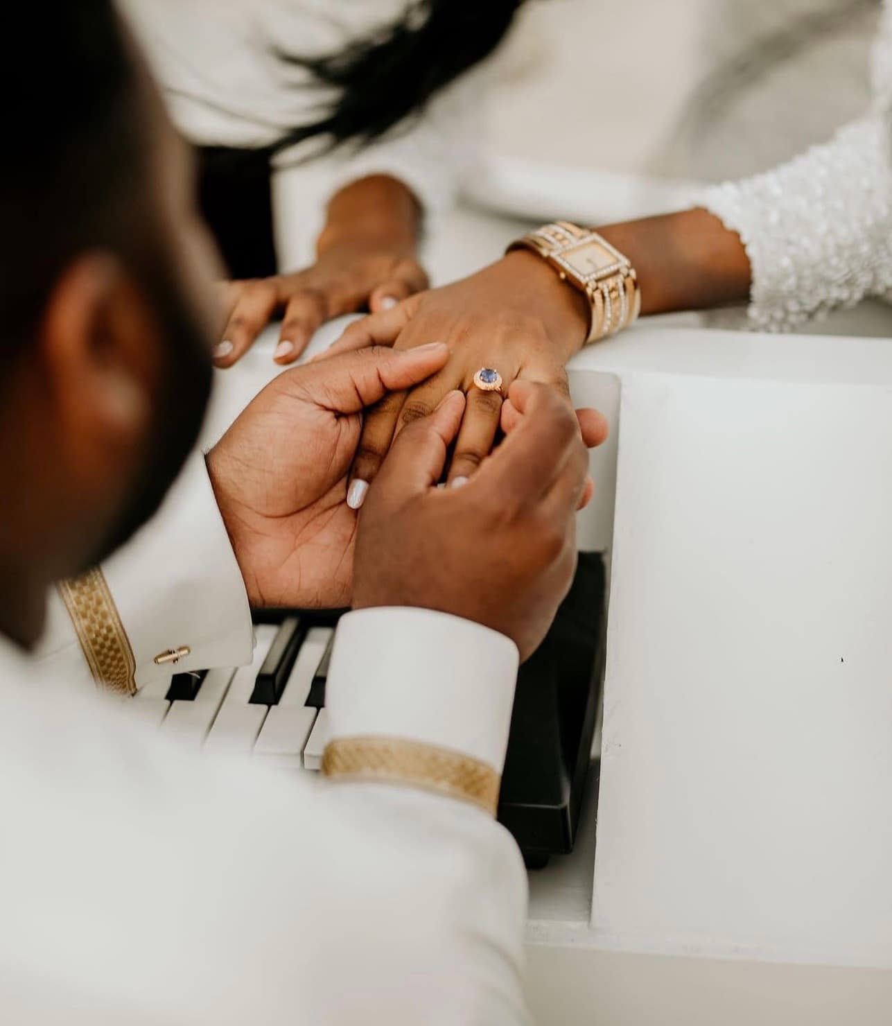 Wedding rings detail